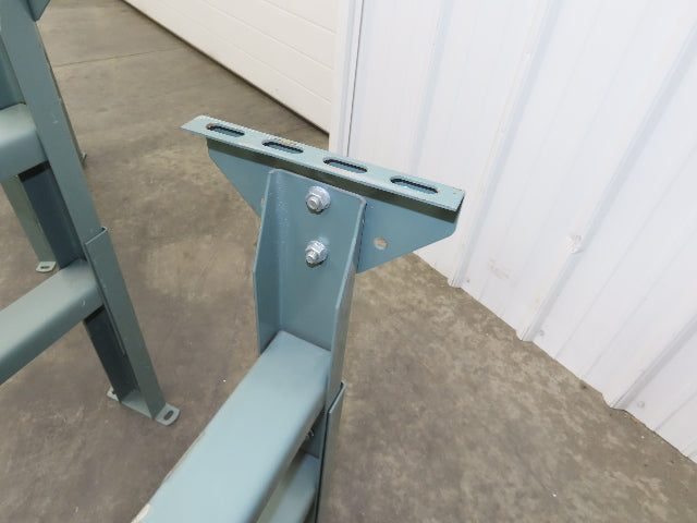 Uline 18"x 10' Gravity Roller Conveyor 1-3/8" Roller 16"BF 2-Sections 20' w/Legs