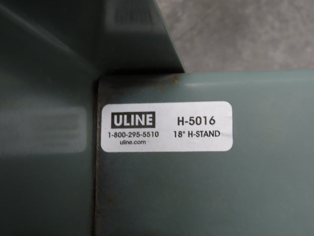 Uline 18"x 10' Gravity Roller Conveyor 1-3/8" Roller 16"BF 2-Sections 20' w/Legs