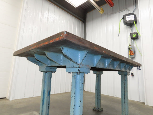Vintage Precision Steel Welding Layout Table 72x36" Cast Iron 1-3/4" Top
