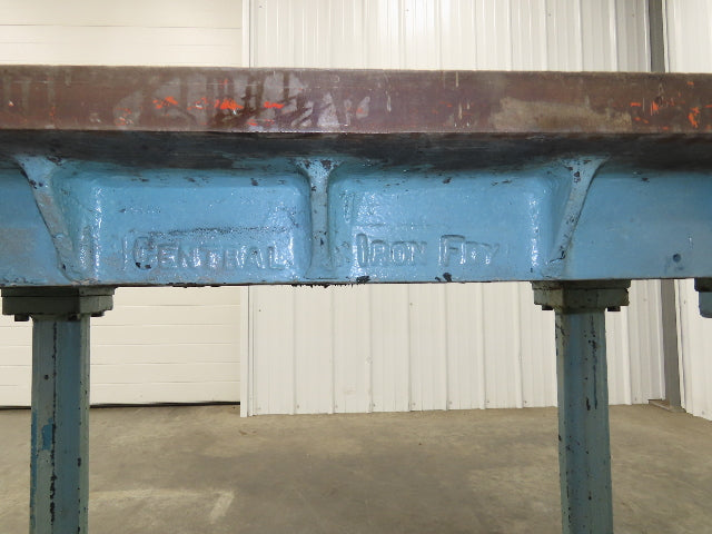Vintage Precision Steel Welding Layout Table 72x36" Cast Iron 1-3/4" Top