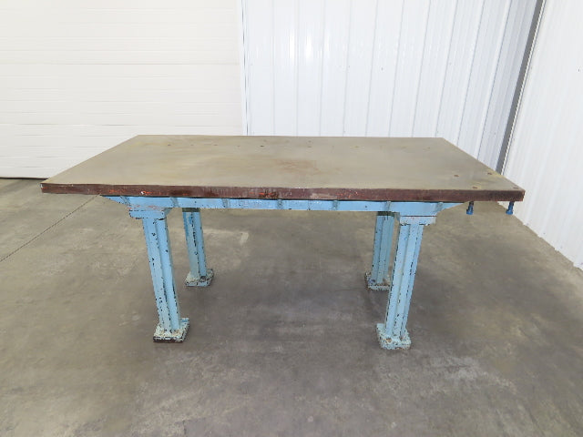 Vintage Precision Steel Welding Layout Table 72x36" Cast Iron 1-3/4" Top