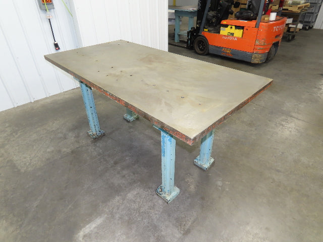 Vintage Precision Steel Welding Layout Table 72x36" Cast Iron 1-3/4" Top