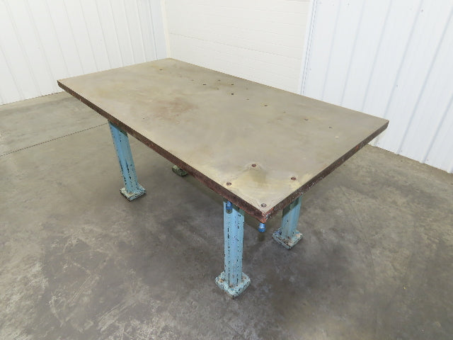 Vintage Precision Steel Welding Layout Table 72x36" Cast Iron 1-3/4" Top
