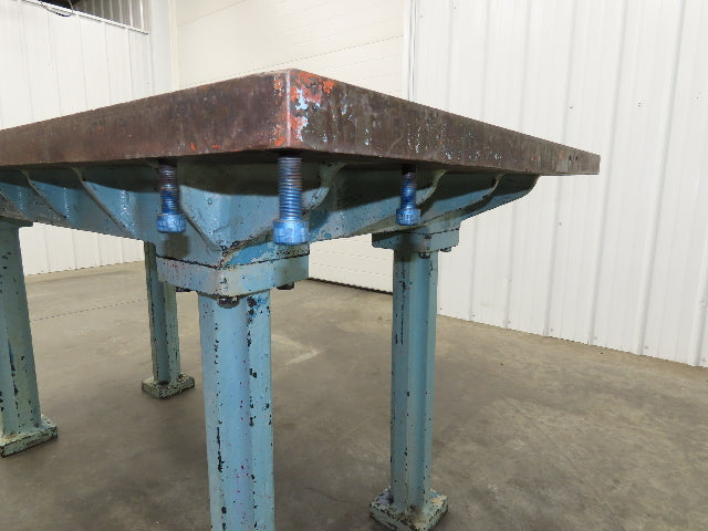Vintage Precision Steel Welding Layout Table 72x36" Cast Iron 1-3/4" Top