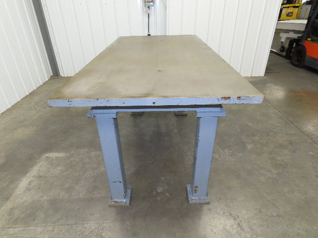 Vintage Precision Steel Welding Layout Table 72x36" Cast Iron 1-7/16" Thick Top