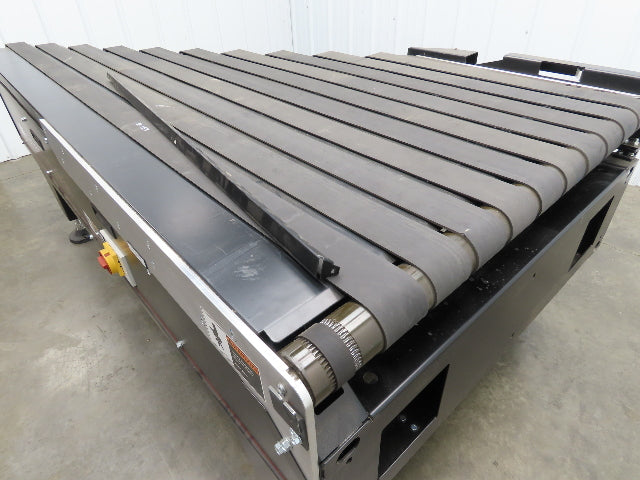 Mantissa 41"x 86" Merge Belt 45° Conveyor High Speed Package Sorting 480fpm 480V