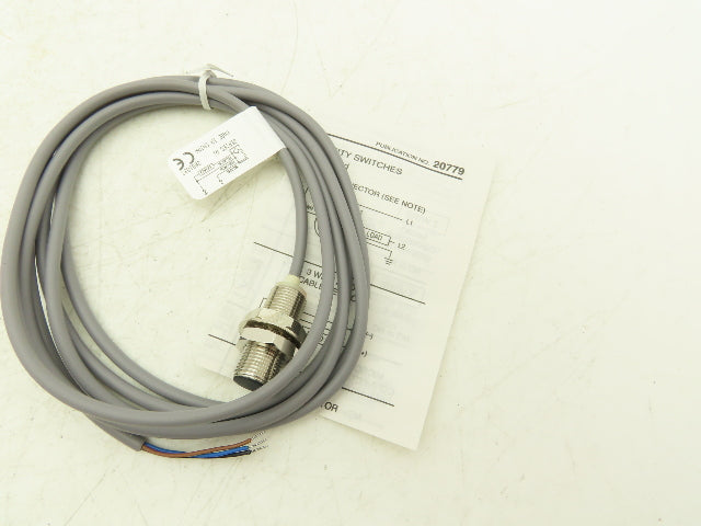 Eaton E57EAL12T110 Inductive Proximity Sensor 12MM X 1 1/4" 10-30VDC 3 Wire