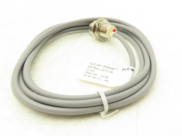 Eaton E57EAL12T110 Inductive Proximity Sensor 12MM X 1 1/4" 10-30VDC 3 Wire