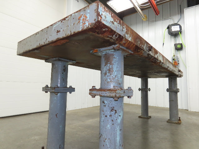 4" Thick Top Steel Fabrication Welding Layout Table Work Bench 103"x31.5"x36"