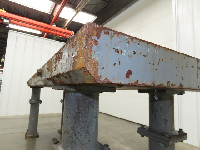 4" Thick Top Steel Fabrication Welding Layout Table Work Bench 103"x31.5"x36"