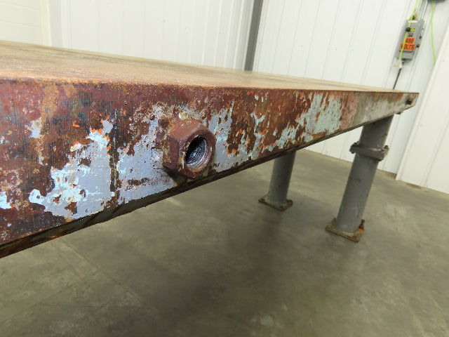 4" Thick Top Steel Fabrication Welding Layout Table Work Bench 103"x31.5"x36"