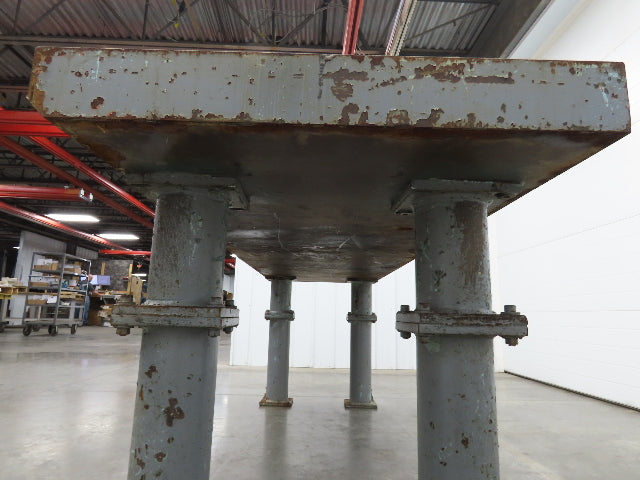 4" Thick Top Steel Fabrication Welding Layout Table Work Bench 103"x31.5"x36"