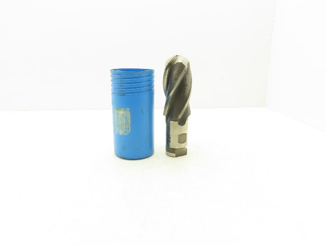 Putnam Tool P01035-1 4 Flute Coarse Rough Ball Nose End Mill 2.5" Dia x 5" Flute