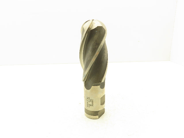 Putnam Tool P01035-1 4 Flute Coarse Rough Ball Nose End Mill 2.5" Dia x 5" Flute