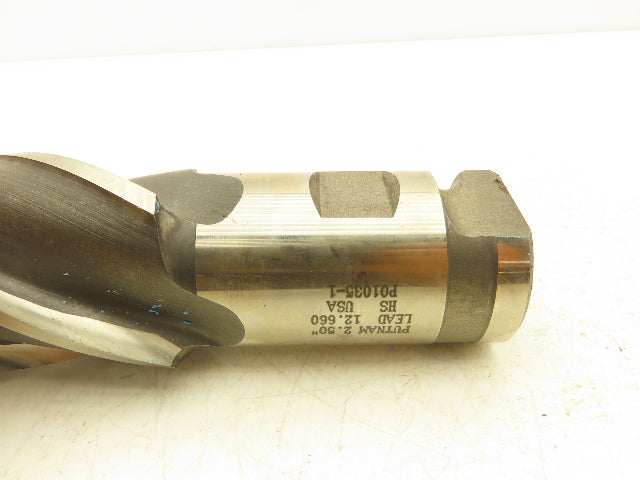 Putnam Tool P01035-1 4 Flute Coarse Rough Ball Nose End Mill 2.5" Dia x 5" Flute