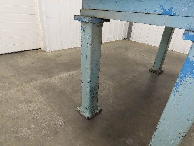 Vintage Precision Steel Welding Layout Table 70x35" Cast Iron 1-1/4" Thick Top