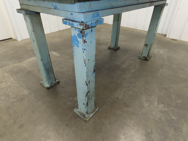 Vintage Precision Steel Welding Layout Table 70x35" Cast Iron 1-1/4" Thick Top
