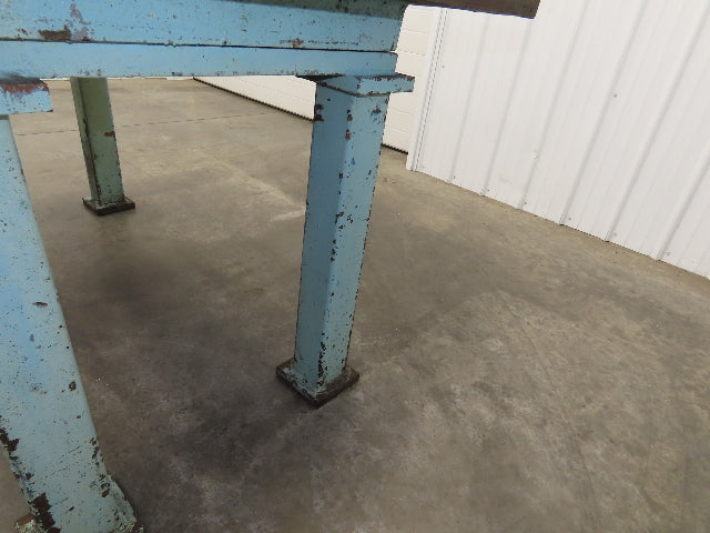 Vintage Precision Steel Welding Layout Table 70x35" Cast Iron 1-1/4" Thick Top
