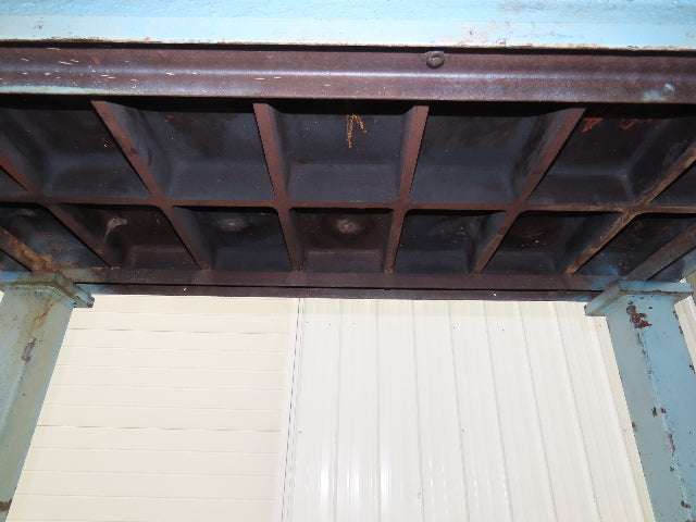 Vintage Precision Steel Welding Layout Table 70x35" Cast Iron 1-1/4" Thick Top