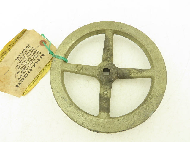 Hansen 50AW 1767C Hand Wheel Shut Off 10" 4 Spoke 5/8" Square Bore For Valves