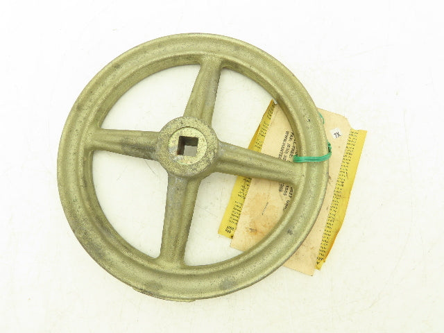 Hansen 50AW 1767C Hand Wheel Shut Off 10" 4 Spoke 5/8" Square Bore For Valves