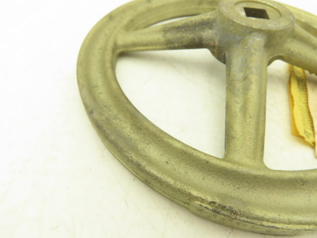 Hansen 50AW 1767C Hand Wheel Shut Off 10" 4 Spoke 5/8" Square Bore For Valves