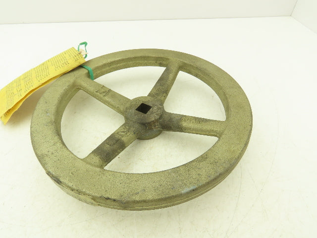 Hansen 50AW 1767C Hand Wheel Shut Off 10" 4 Spoke 5/8" Square Bore For Valves