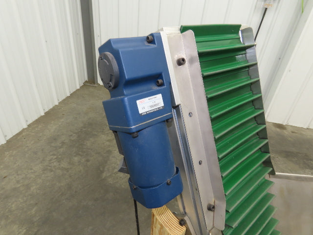 Stainless Hopper Small Parts Feeder Floorbin Elevator 8"x 40"H Conveyor 220V 1PH
