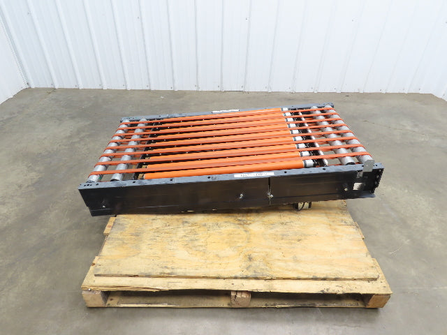 25"x 48" Power Roller Conveyor Air Lift Transfer Section 22"BF 24VDC Drive Cards