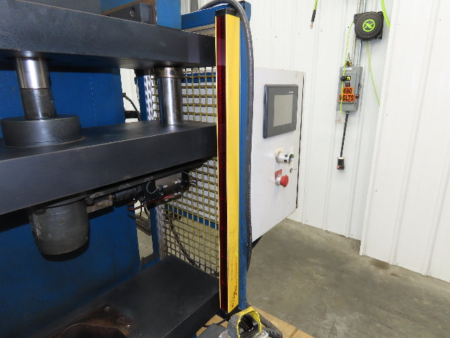 Hypercyl HPS20 Pneumatic Over Hydraulic 20 Ton Press 6" Stroke Punch Die C Frame