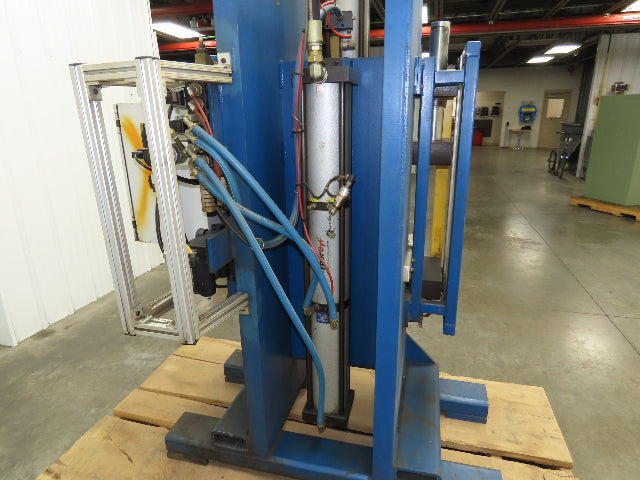 Hypercyl HPS20 Pneumatic Over Hydraulic 20 Ton Press 6" Stroke Punch Die C Frame