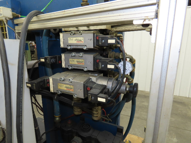 Hypercyl HPS20 Pneumatic Over Hydraulic 20 Ton Press 6" Stroke Punch Die C Frame