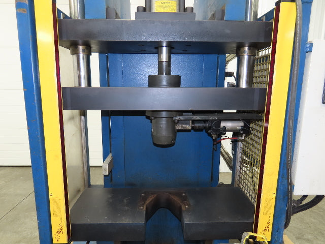 Hypercyl HPS20 Pneumatic Over Hydraulic 20 Ton Press 6" Stroke Punch Die C Frame