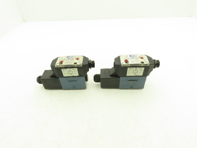 Continental Hydraulics Hydraulic Solenoid Valve 24VDC D03 Lot of 2