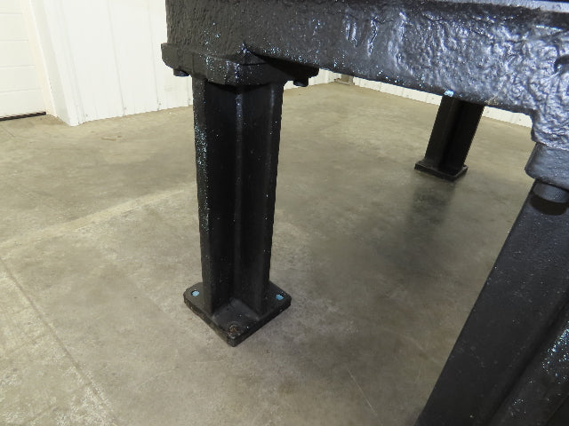 Vintage Precision 2-1/4" Steel Welding Layout Table 66x36" Cast Iron Wilton Vise