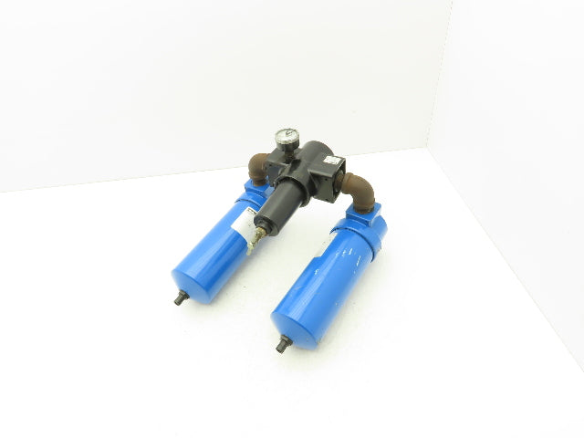 Parker HN3S-3PUA Finite Dual Compressed Air Filter & Regulator 3/4"NPT Aluminum