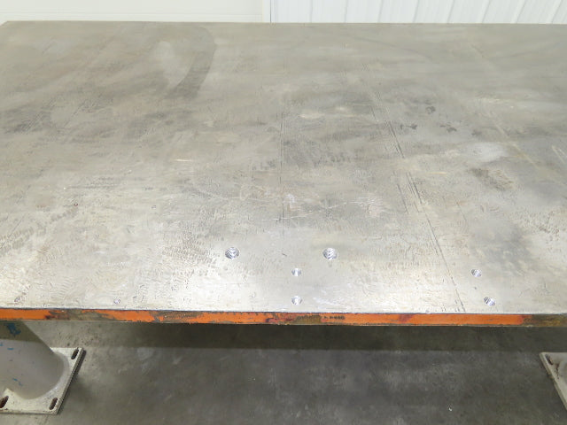 Welding Layout Table 1-1/4" Top Steel Fabrication Work Bench 84x44" Vise 6"