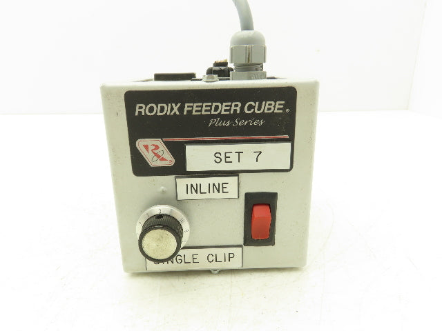 Rodix FC-40 Plus Feeder Cube Vibratory Feed Variable Speed Control 120V *No Cord