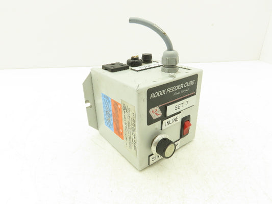 Rodix FC-40 Plus Feeder Cube Vibratory Feed Variable Speed Control 120V *No Cord