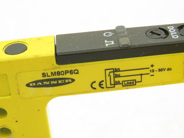 Banner SLM80P6Q Fork Slot Proximity Sensor Fixed-Distance 80mm Width Lot of 2