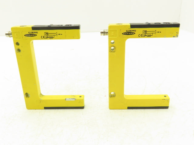 Banner SLM80P6Q Fork Slot Proximity Sensor Fixed-Distance 80mm Width Lot of 2