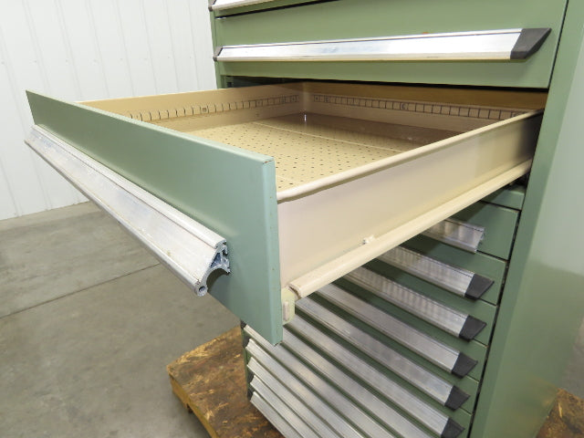 Bott Kennedy 17 Drawer Industrial Tooling Cabinet 30x29x60" Lyon Lista Vidmar