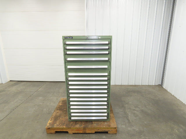 Bott Kennedy 17 Drawer Industrial Tooling Cabinet 30x29x60" Lyon Lista Vidmar