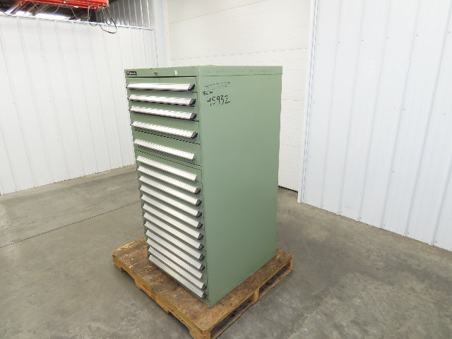 Bott Kennedy 17 Drawer Industrial Tooling Cabinet 30x29x60" Lyon Lista Vidmar