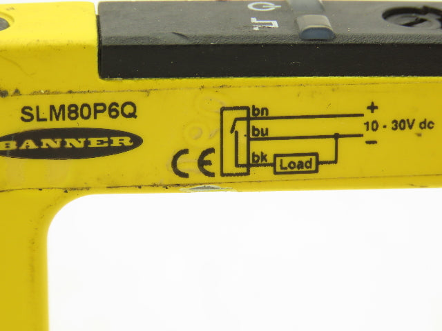 Banner SLM80P6Q Fork Slot Proximity Sensor Fixed-Distance 80mm Width Lot of 2