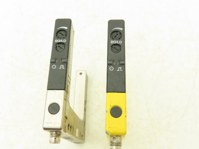 Banner SLM80P6Q Fork Slot Proximity Sensor Fixed-Distance 80mm Width Lot of 2