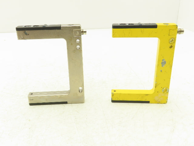 Banner SLM80P6Q Fork Slot Proximity Sensor Fixed-Distance 80mm Width Lot of 2