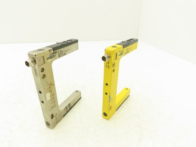 Banner SLM80P6Q Fork Slot Proximity Sensor Fixed-Distance 80mm Width Lot of 2