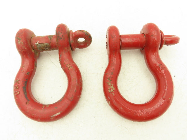 Crosby WLL9-1/2T Lifting Shackle with 1-1/4" Pin Lot of 2