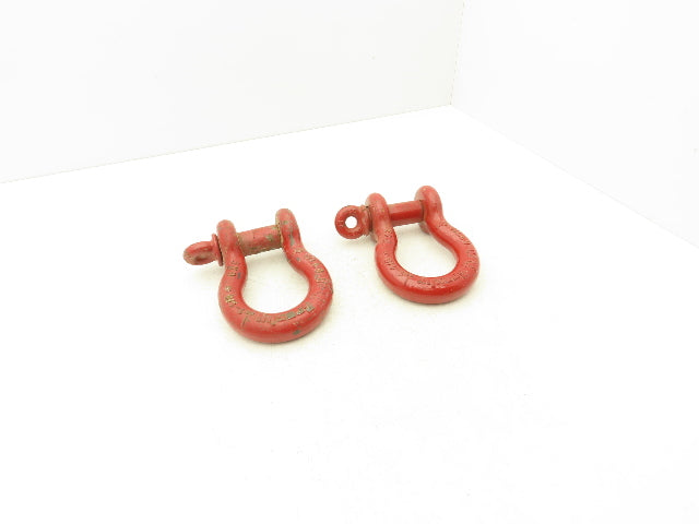 Crosby WLL9-1/2T Lifting Shackle with 1-1/4" Pin Lot of 2